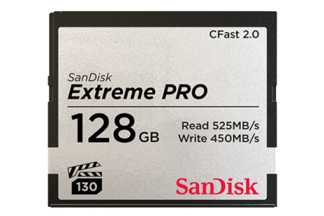 SanDisk CFast 128GB 525 600x400
