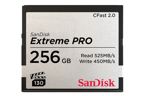 SanDisk CFast 256GB 525 600x400