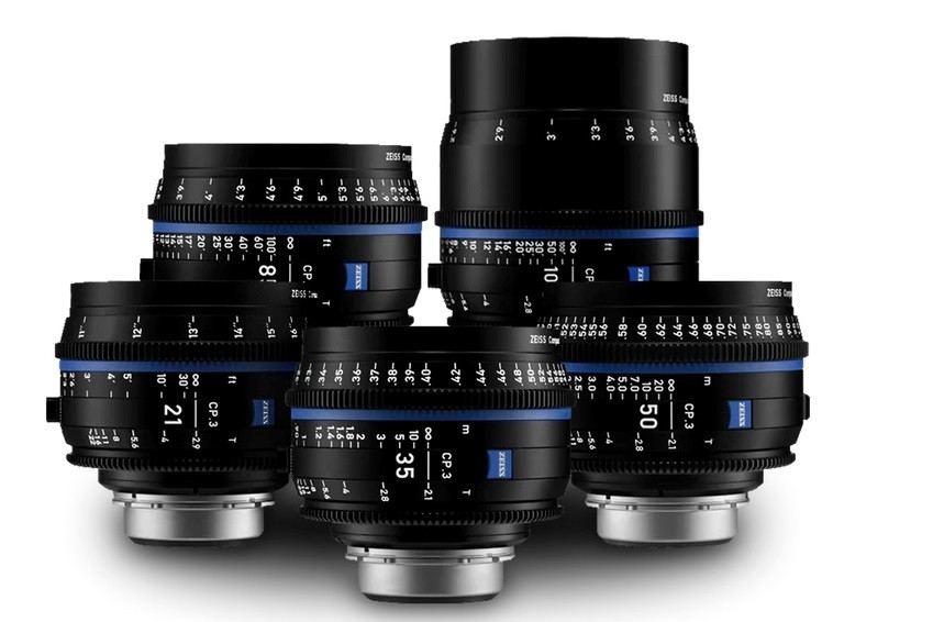 Kit 5 Objetivos Canon Zeiss Compact Prime CP.3: 21mm, 28mm, 50mm, 85mm,  100mm - Avisual SHOP